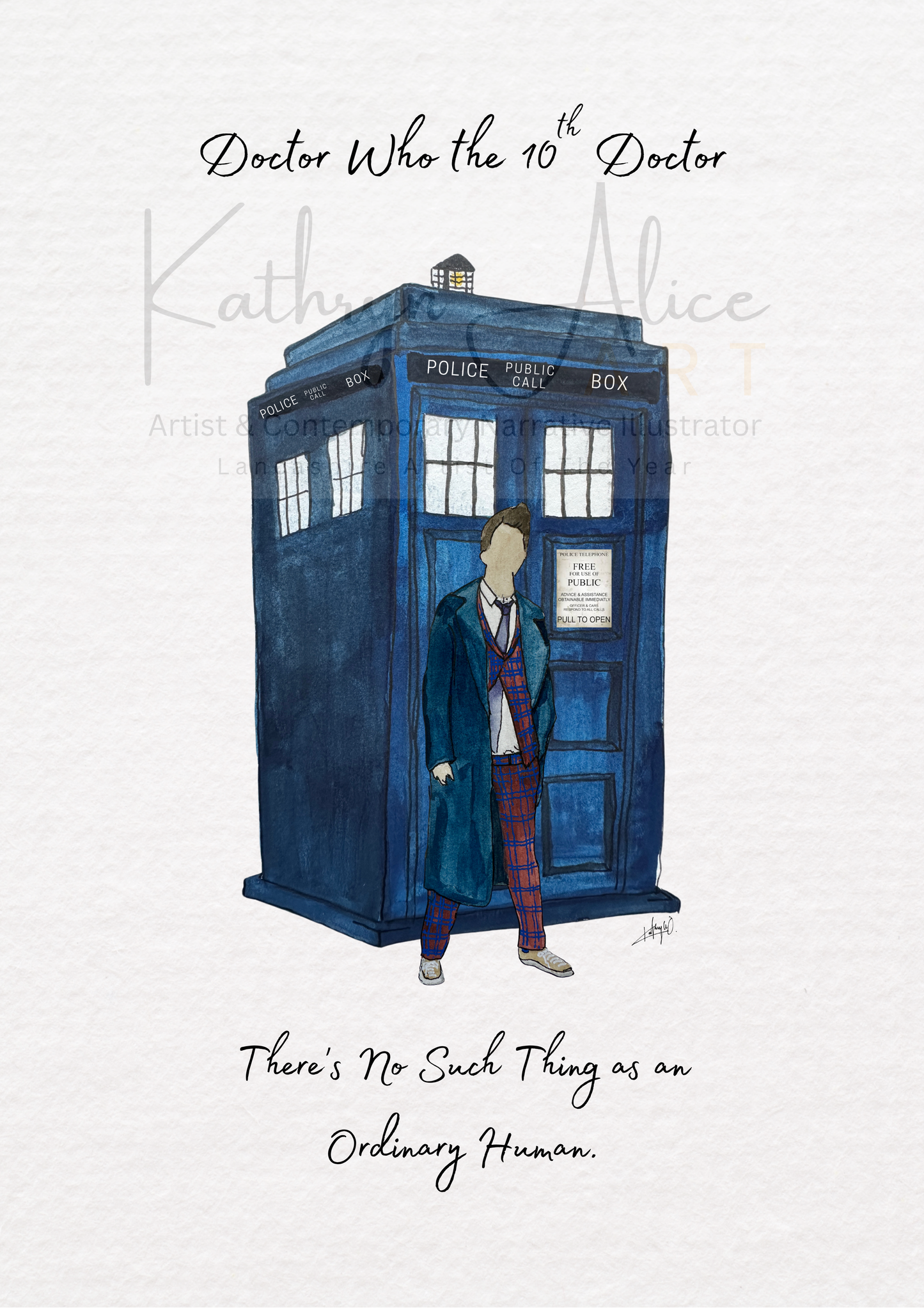 The 10th Doctor illustration