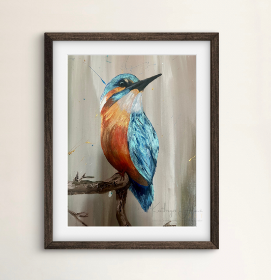 Kingfisher on Watch - Limited Edition Prints